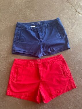 a.n.a Women's Shorts - Navy & Red Twin Pack